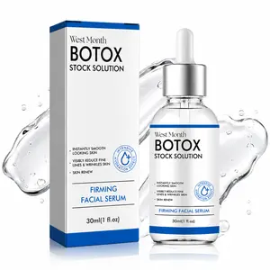 Firming Facial Serum, 30ml Botox Stock Solution with Active Peptides, Collagen, Bio-Peptides & Glycerin, Moisture-Boosting Skincare for Anti-Aging, Skin Repair