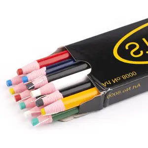 12 Pieces 6 Colors Sewing Mark Pencil Tailor's Marking Tracing Free Cutting Crayons Tools for Sewing Fabric