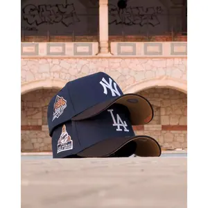 Blue & White Embroidered 100% Cotton Trucker Hat with Adjustable Metal Buckle Back Closure, Lightweight & Durable, Suitable for Daily Use and Travel