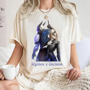 Wylder x Duchess Elden Ring Shirt, Shadow of the Erdtree NightReign Tee, Dark Fantasy Couple Fan Art Gift, Gamer T-Shirt ZKNOSC