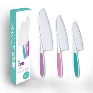 Tovla Jr. Kid-Safe Knife Set – Fun & Safe Cooking Tools for Kids