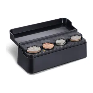 Coin Holder for Cars - Compatible with Coins of Different Sizes, Ideal for Most Cars and Trucks