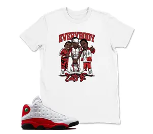 Every Body Eats B Sneaker Shirt to Match JD 13 Chicago, JD 13 OG Chicago Red/White TShirt