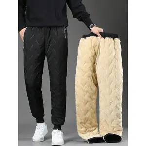 Boys Youth Simple Trendy Fashion Versatile Comfortable Commuter Daily Outdoor Sports Workout Warm Fleece Lined Thick Jogger Pants Long Spring Autumn Winter,Size 8-16 Years