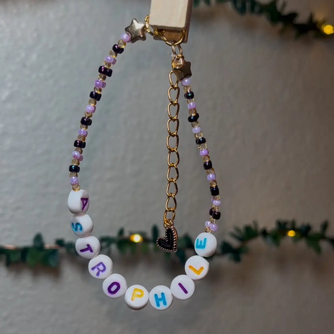 Astrophile Universe Seed Bead Bracelet