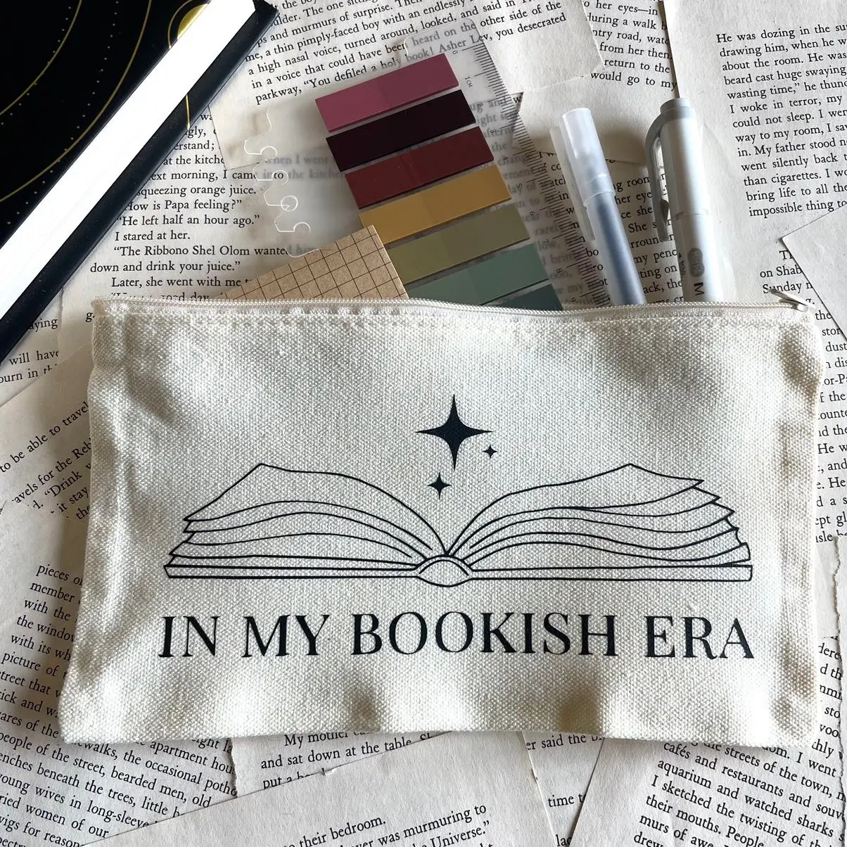 In My Bookish Era Annotation Pouch | The Literary Duckling | Reading Bag | Annotation Supplies Holder | Booktok