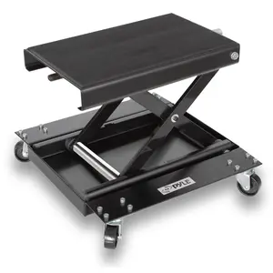 Motorcycle Lift Jack 2200 lbs Capacity Steel Anti-Skid Rubber Portable