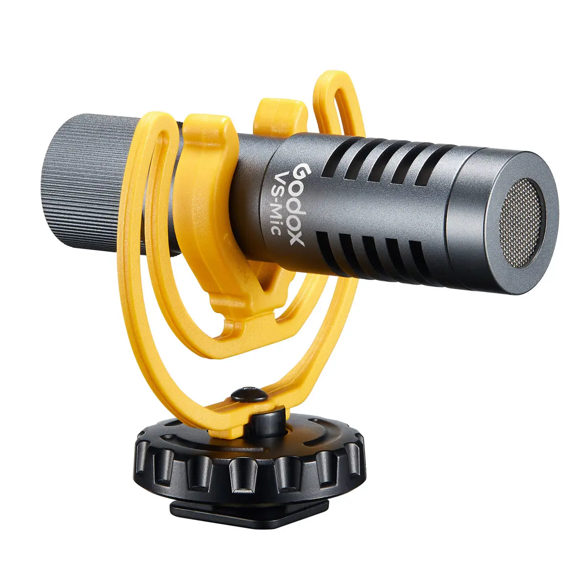 Godox VS-Mic Compact Cardioid Condenser On-Camera Shotgun Microphone, Black