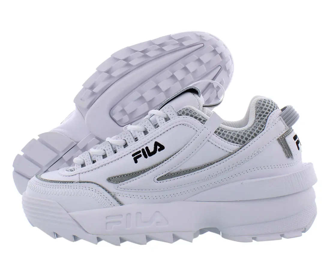FILA Women's Disruptor II Exp Sneaker, Chunky Retro Fashion Trainer with a Platform Sole for Casual Athletic Style, Footwear, Sports Shoes