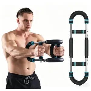 The portable arm workout tool that actually works ，wrist and arm strength trainer, forearm workout equipment, portable arm exerciser, home gym fitness tool, U-shaped arm trainer, grip strength trainer, bicep and tricep workout, compact fitness equipment,s