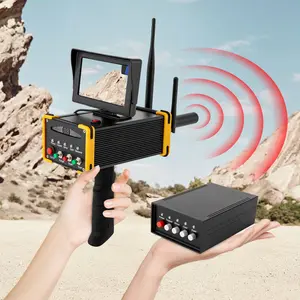 Professional Metal Detector For Gold Silver Copper 16M Depth 990M Range with LCD Display Automatic Rotation Search Portable Case Outdoor Treasure Hunting