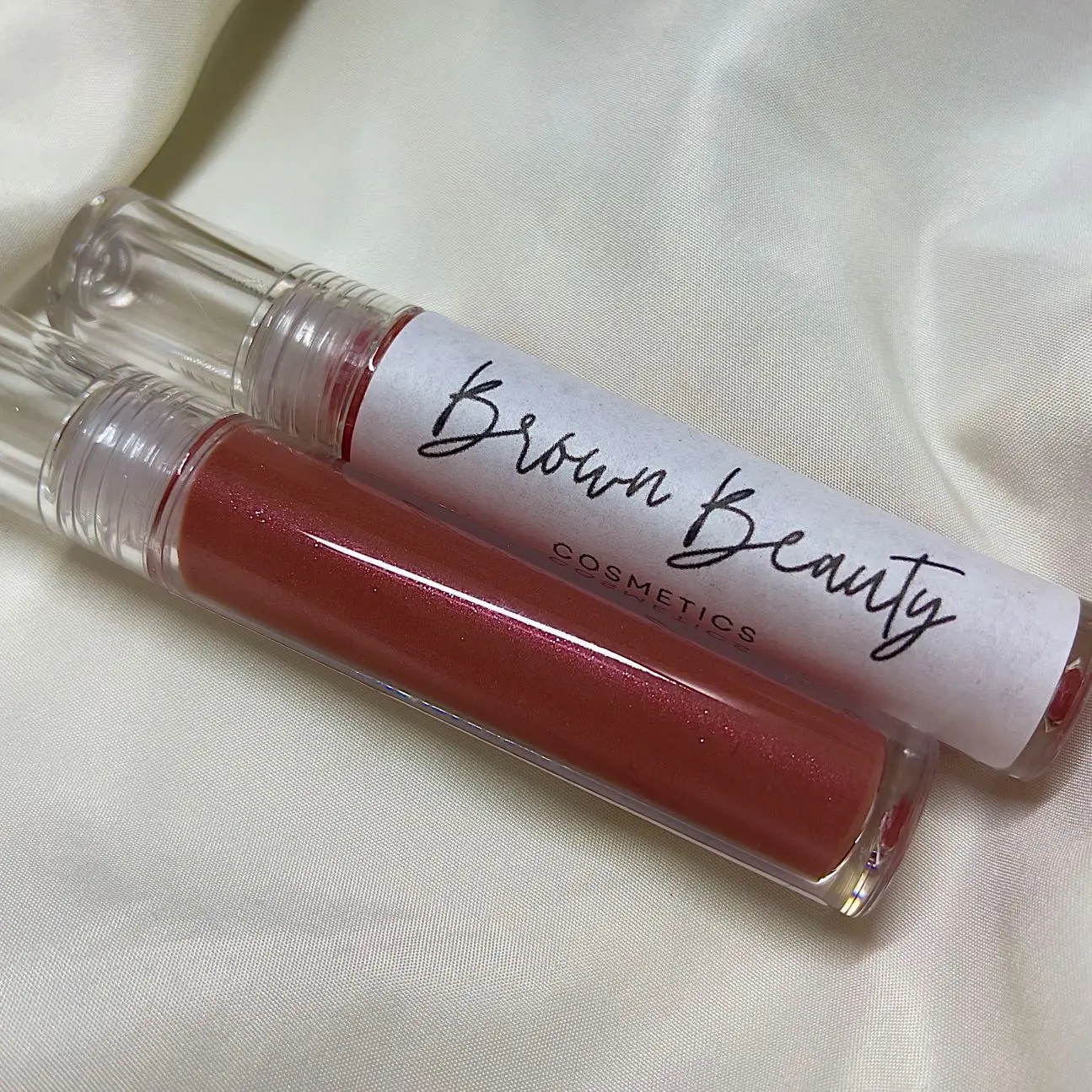 Nude Mauve Lipgloss Long-lasting Hydrating Velvet High Pigmentation Glossy Makeup Moisturizing Cosmetic Lipstick Moisture Color Applicator  Lip Care Baddie
