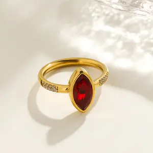 Ruby Lane Stainless Steel Ring