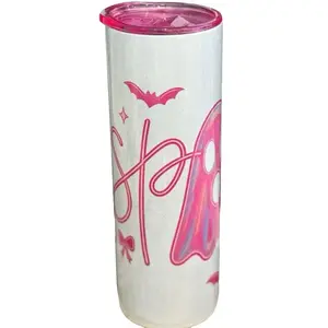 20 oz Spooky Shimmer Tumbler ( Bottle Drinkware Water Bottles Cup Reusable Portable Washable )