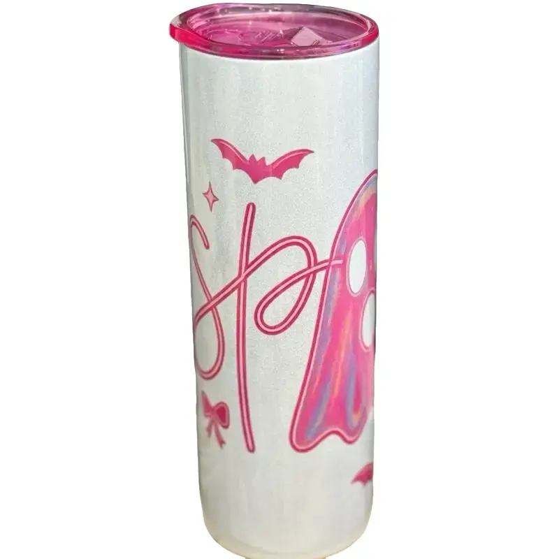 20 oz Spooky Shimmer Tumbler ( Bottle Drinkware Water Bottles Cup Reusable Portable Washable )
