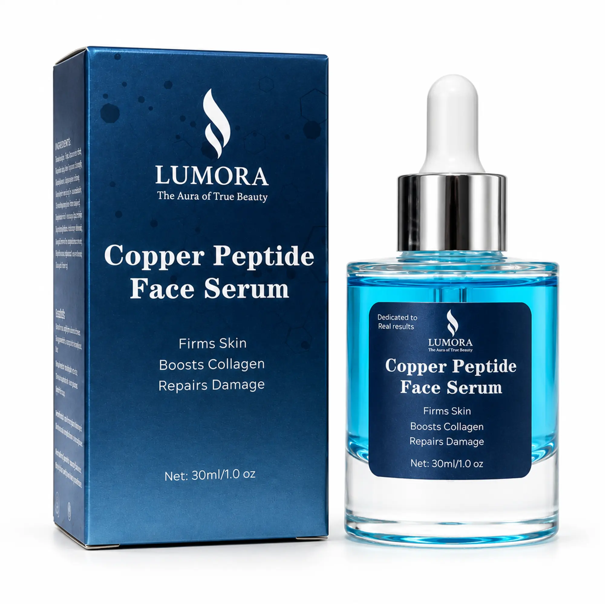 Lumora™ GHK-Cu Copper Peptide Face Serum