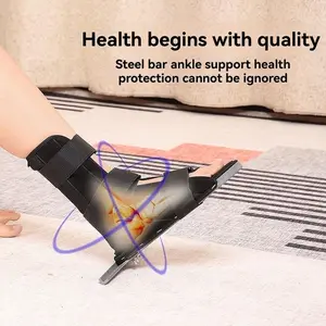 Ankle Brace Foot Injury Support, Adult Children Ankle Sprain Protection, Effective Prevents Foot Externally Rotating, Plastic Plate Stabilizer