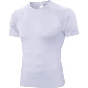 Compression Shirt Men Short Sleeve T-Shirt Cool Dry Top Baselayer Undershirts for Workout Gym Football Basketball