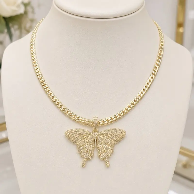 Rodriguezjewerly # 3277 Necklace (6mm) (20 inch) # 2834 Pendant