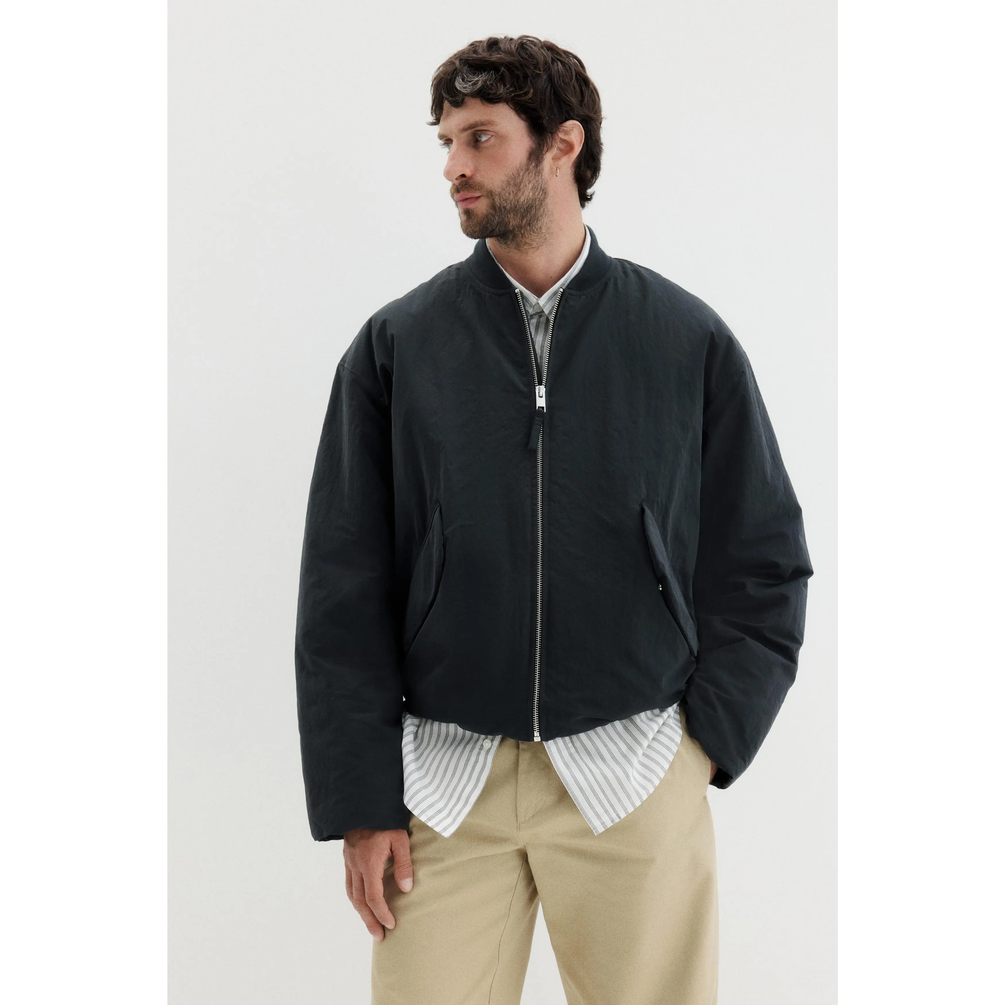 H&M Loose Fit Nylon bomber jacket H&M Loose Fit Nylon bomber jacket