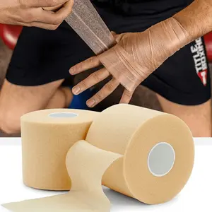 1 roll Sports Support Strap Pre-Wrap Base Bandage Foam Athletic Tape For Taping Wrist, Ankles And Knees Wrist Wraps
