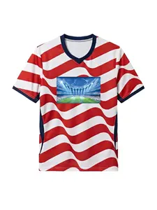 This soccer jersey is absolutely unique when worn! The stadium pattern paired with breathable mesh fabric makes it perfect for watching a game live, attending a pre-match party, or simply wanting to show off your love for the sport.