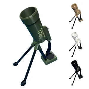 Explorinox 64mm Mortar Bottle Opener Tactical Beer Bottle Opener Heavy Duty Military Style Cap Launcher Hands-Free Decorative Bar Accessory Gift for Men