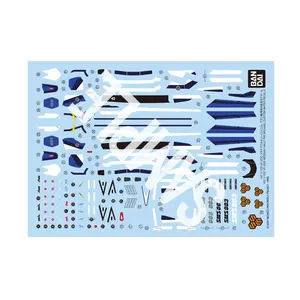 Macross Frontier HG #13 VF-25G Messiah Valkyrie (Michael Blanc Custom) Water Slide Decals Sheet