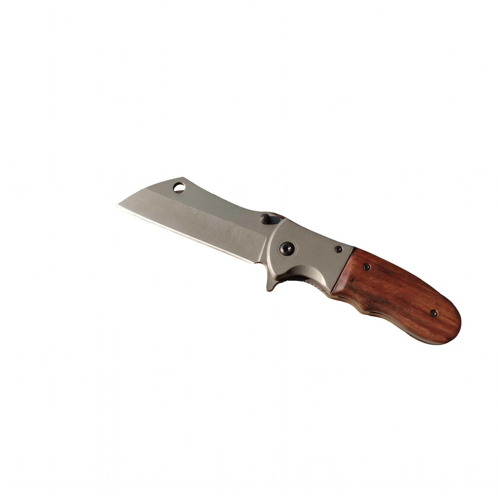 Non-Slip Wood Handle Pocket Knife - Retractable Straight Edge Fishing Companion, Camping Gear, Youth Outdoor Accessory with Peeling Function, Ideal Holiday Gift, Pocket Knives, Whittling, Retractable Blade