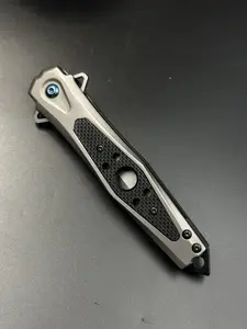 Premium EDC Folding Knife with Ergonomic G-10 Handle - Ultimate Pocket Tool for Anglers & Outdoor Camping