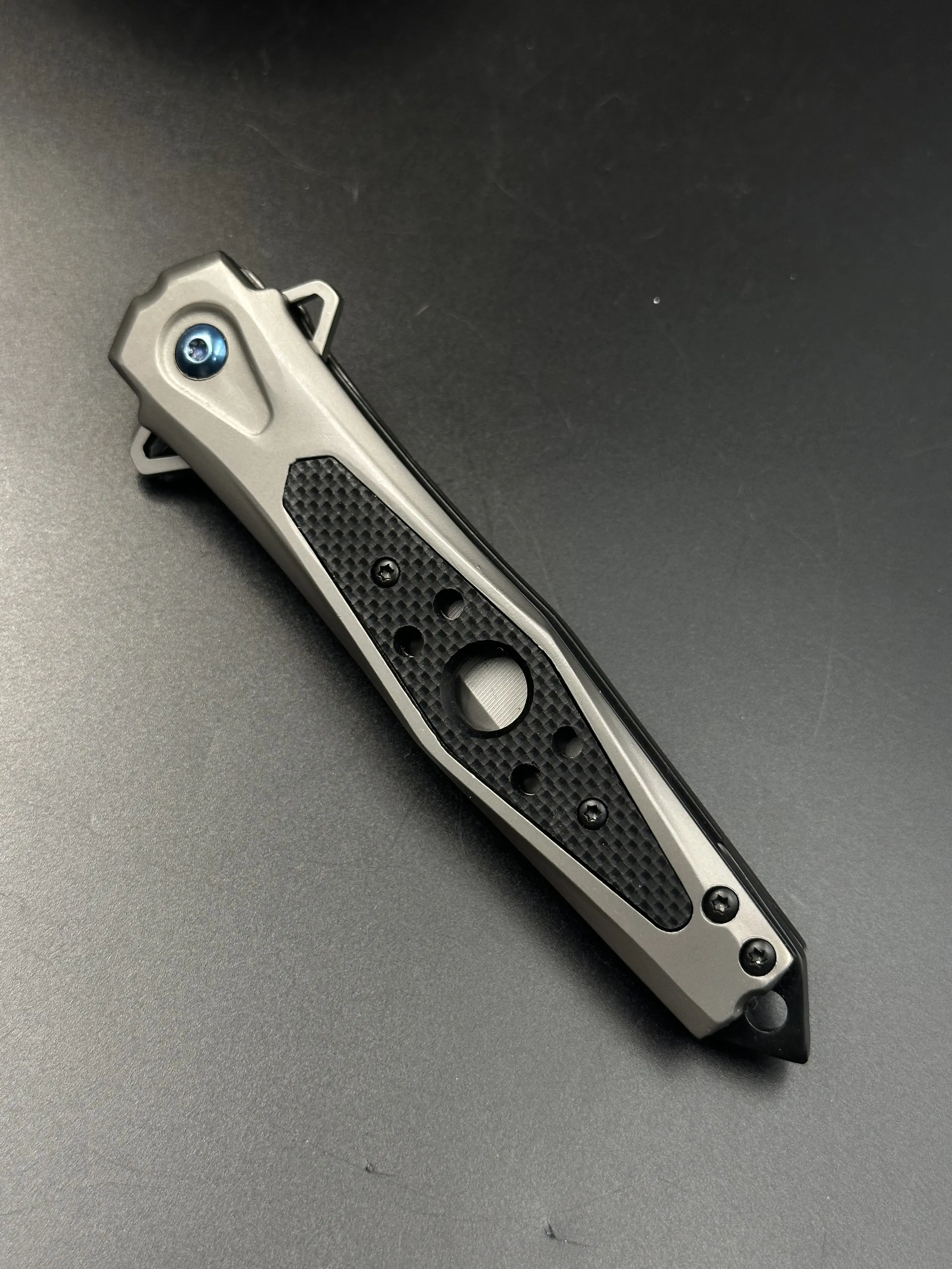 Premium EDC Folding Outdoor Knife with Ergonomic G-10 Handle, Stainless Steel Tool - Ultimate Pocket Tool for Anglers, Camping & Hiking, Outdoor Knives