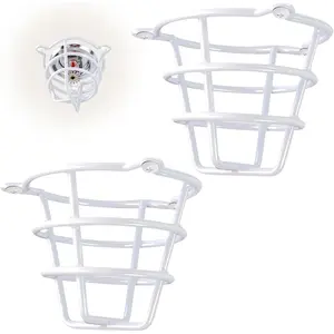2 Pack White Fire Sprinkler Head Cage Cover Protector Guard, Fits 1/2" & 3/4" Flush Mount, Side Wall, Pendent Semi-Recessed Sprinkler Heads, Fire Sprinkler Covers for Ceiling Mount