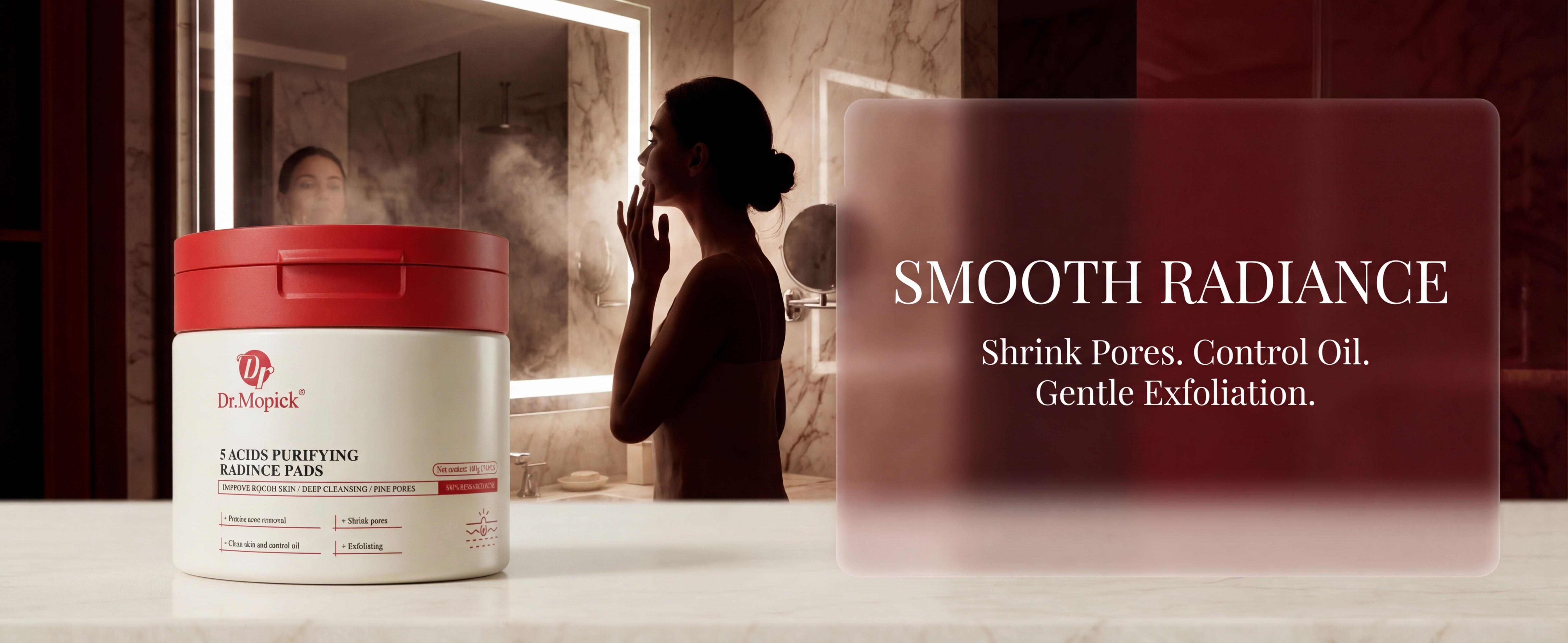 Dr.Mopick Salicylic Acid Face Exfoliating Gel | Deep Clean Pores, Smooth Blemish-Prone Skin