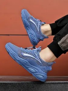 Sandals men's summer outdoor wear hollow breathable anti slip waterproof thick soled casual shoes men's beach sports beach shoes Athletic Shoes