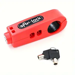 Bicycles Locks Anti Theft Handlebar Lock Motorcycle Anti Theft Lock for Motorbike Dirt Bike and Scooter E bike ABS Plastic Material, Christmas