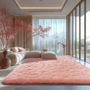 1pc 8x10 Feet, Super Soft Thickened Fluffy Area Rug for Living Room, Plush Shaggy Area Mat for Bedroom, Faux Fur Mat for Home Decor