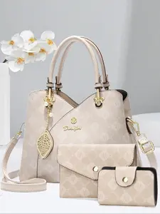 Classic Large Capacity High-End Floral Print Casual Handbag, Stylish and Elegant Shoulder Bag for Women, Perfect for Daily Use, Elegant Commuter Bag