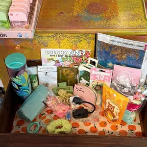 Household hand curated box with customer choice.. not a mystery box but chosen products by customer live.