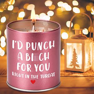 Mothers Day Gifts for Mom Women Scented Candle: Birthday Gifts Girlfriend Wife Sister Galentines Christmas Stocking Stuffers White Elephant Valentines Day for Her Anniversary Friendship Funny Gift