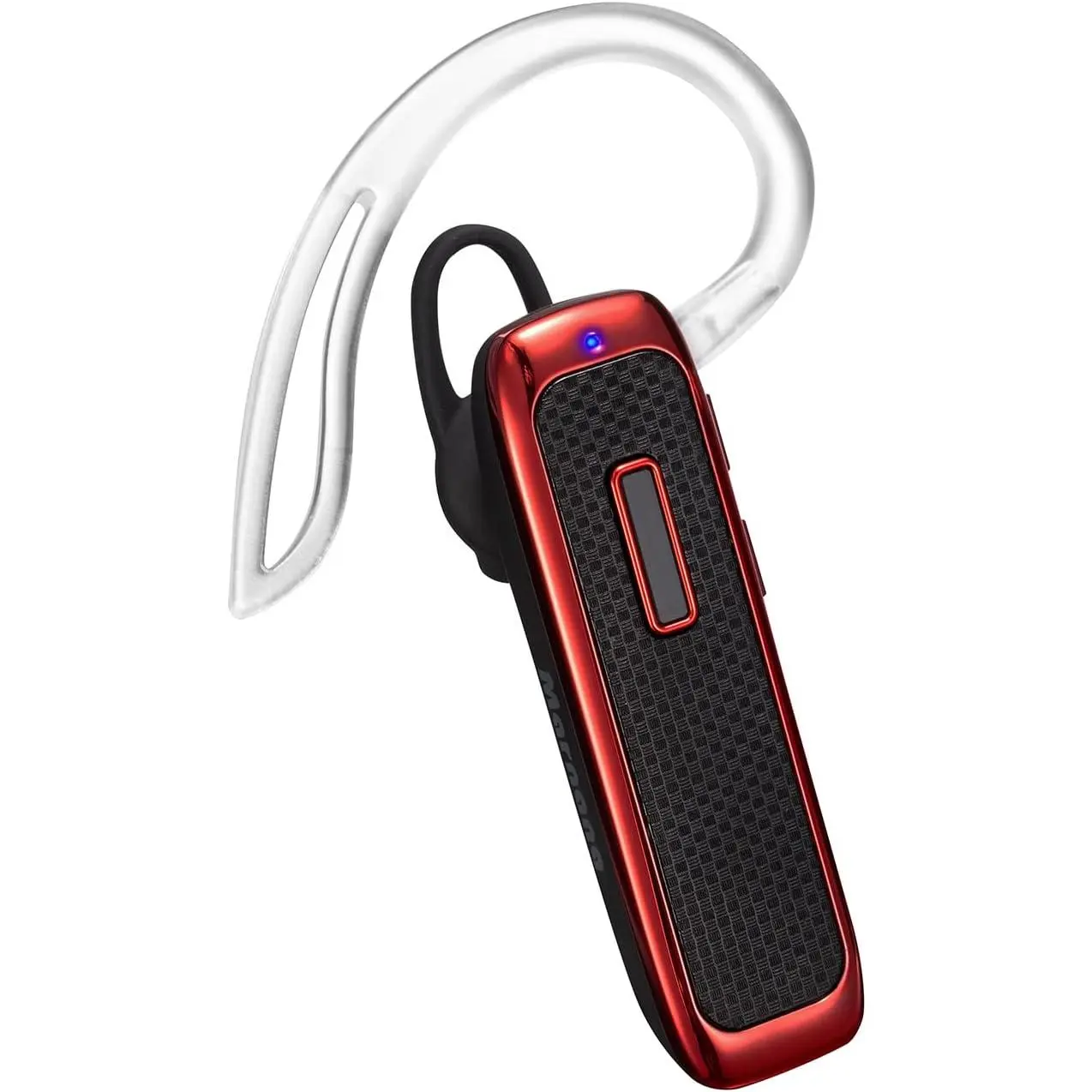Headset, Hands-Free  Earpiece w/ 18 Hours Playtime and Noise Cancelling Mic for   Android Cellphone  Driver - Red