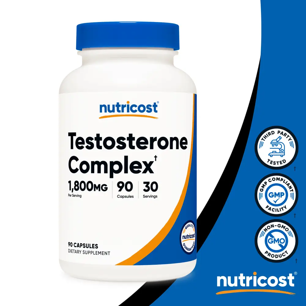 Nutricost Testosterone Complex Capsules Nutricost Testosterone Complex Capsules