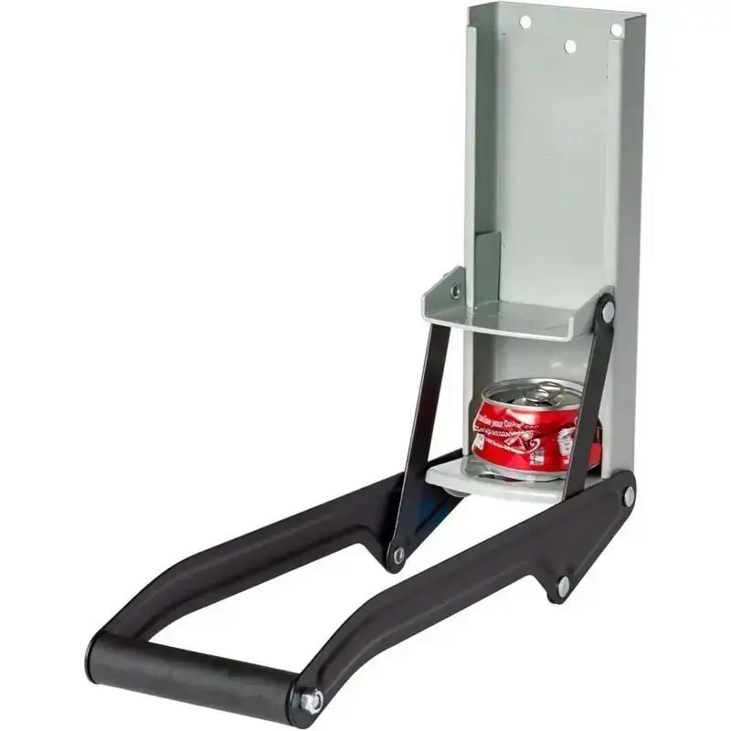 Wall Mounted Beer Can Crusher, 16oz 500ML Tool with Bottle Opener, Beverage Can Opener, Soda Can Opener, Durable Alloy Steel Construction, Fun One-hand Recycling Tool, Kitchen, Kitchenware, Kitchen Gadgets