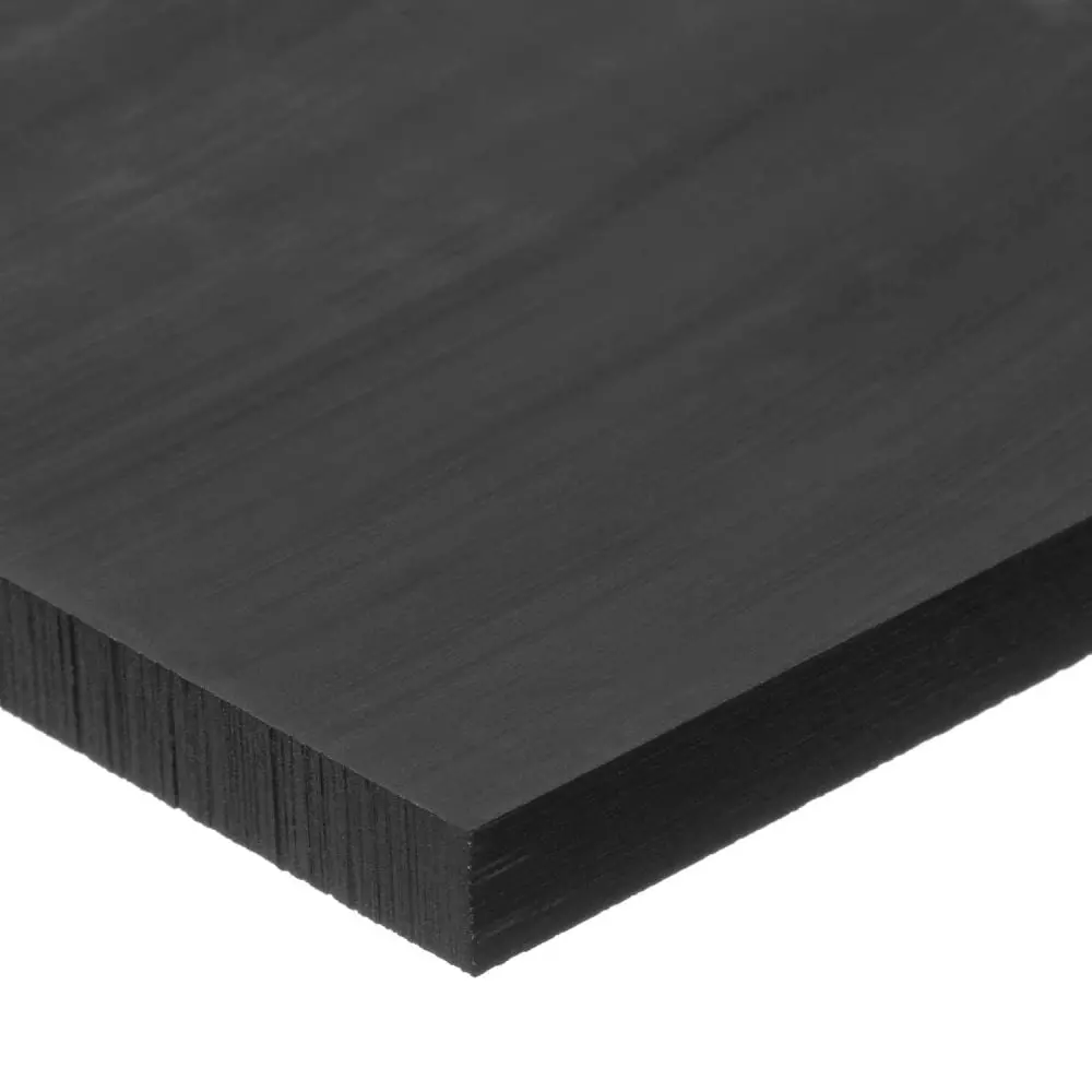 USA Sealing B2358970 Abrasion Resistant Black UHMW Polyethylene Bar Shape Plastic Bar - 0.25x0.75x48 in, Ideal for Conveyors, Suitable for Industrial Users