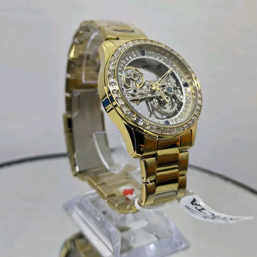 invicta Objet D Art Idyll Automatic Men's Watch  43mm Gold