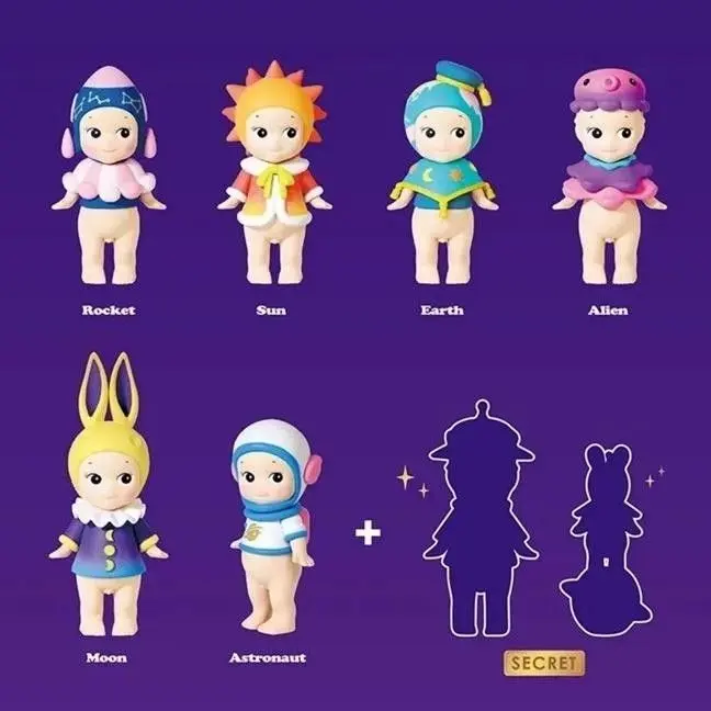 Spcae Adventure Blind Box Mini Figure – Kawaii Collectible Doll for Laptop & Desk Decor, Cute Aesthetic Surprise Gift