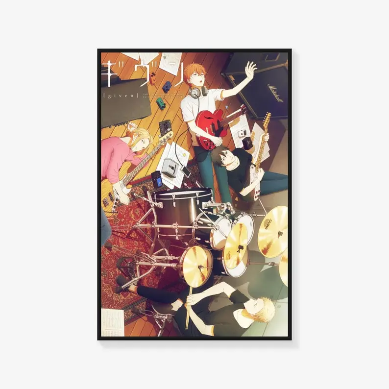 Given Poster, Japan Anime Poster, Given Poster Print, Family bedroom Decor Posters - POSTER NO FRAME