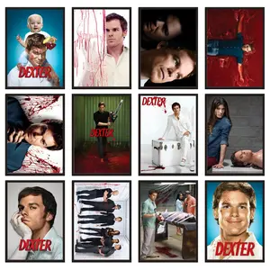 Cool dexter resurrection Poster HD Waterproof Art Poster Wall art print art suitable for living room bedroom bar parlor home decor gift fade-Resistant, Non-sticky, vibrant Dly Wall print
