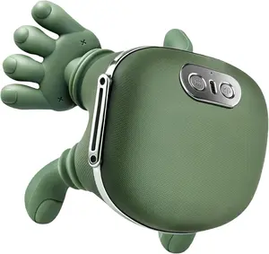 Bionic Neck Massager with Adjustable Heat, Portable Deep Tissue 4D Kneading Electric Shoulder Massager, Compact Design with Soft Silicone Massage Heads for Relaxation and Comfort