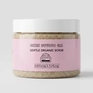 Skin Studio 211 Gentle Organic Scrub - Exfoliating & Purifying Scrub (4.06 FL. OZ / 120ML)