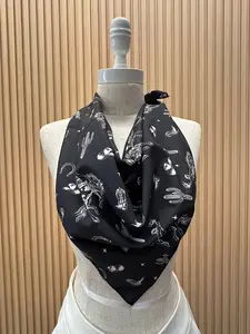 SC-5816-Western Cowboy Rodeo All Over  Print Scarf